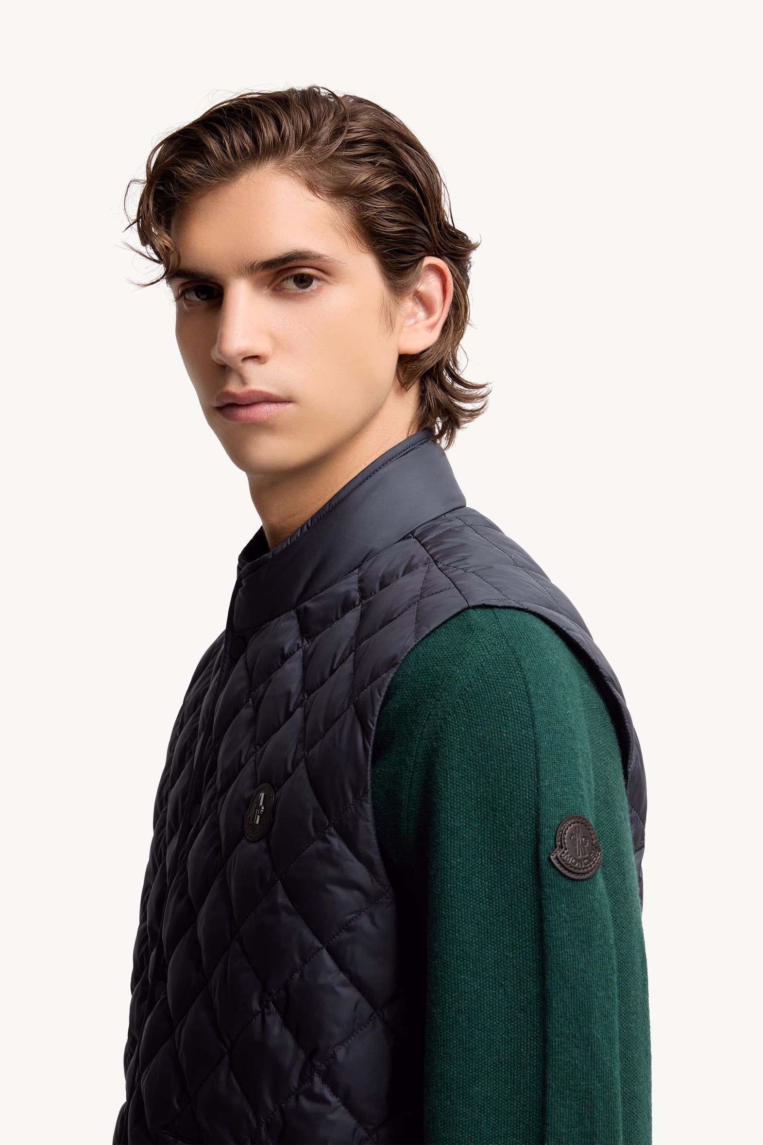 Lycope Diamond-Quilted Down Vest Men Blue Moncler 4